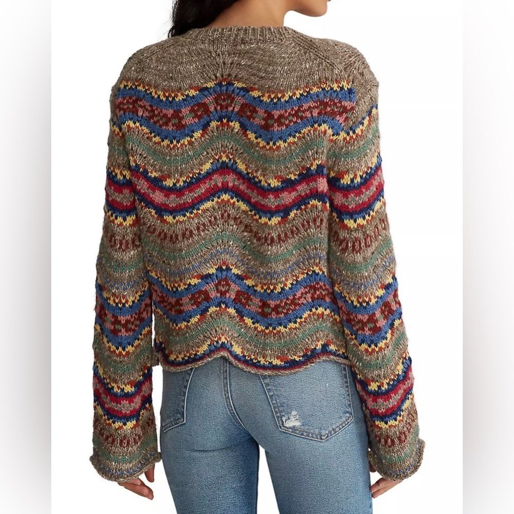 Polo Ralph Lauren - Women’s Wave Lambswool/Cashmere Blend Sweater -Size XL - Picture 3 of 7